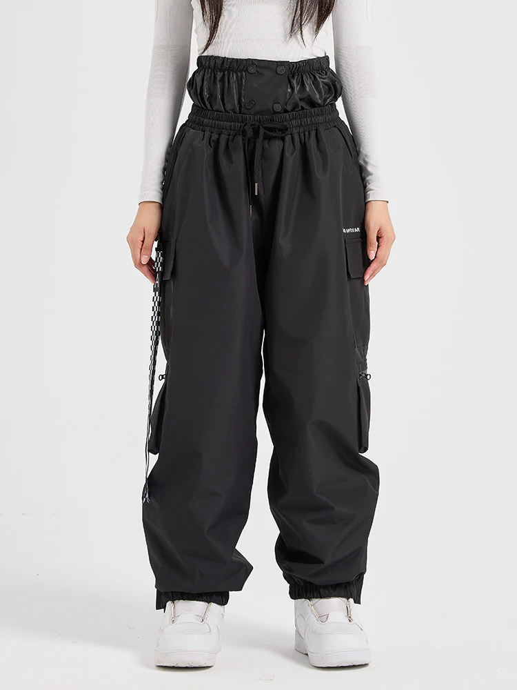 Women's RAWRWAR Prime Cargo Baggy Snowboard Pants - Image 3