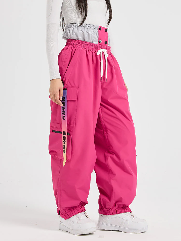 Women's RAWRWAR Prime Cargo Baggy Snowboard Pants - Image 4