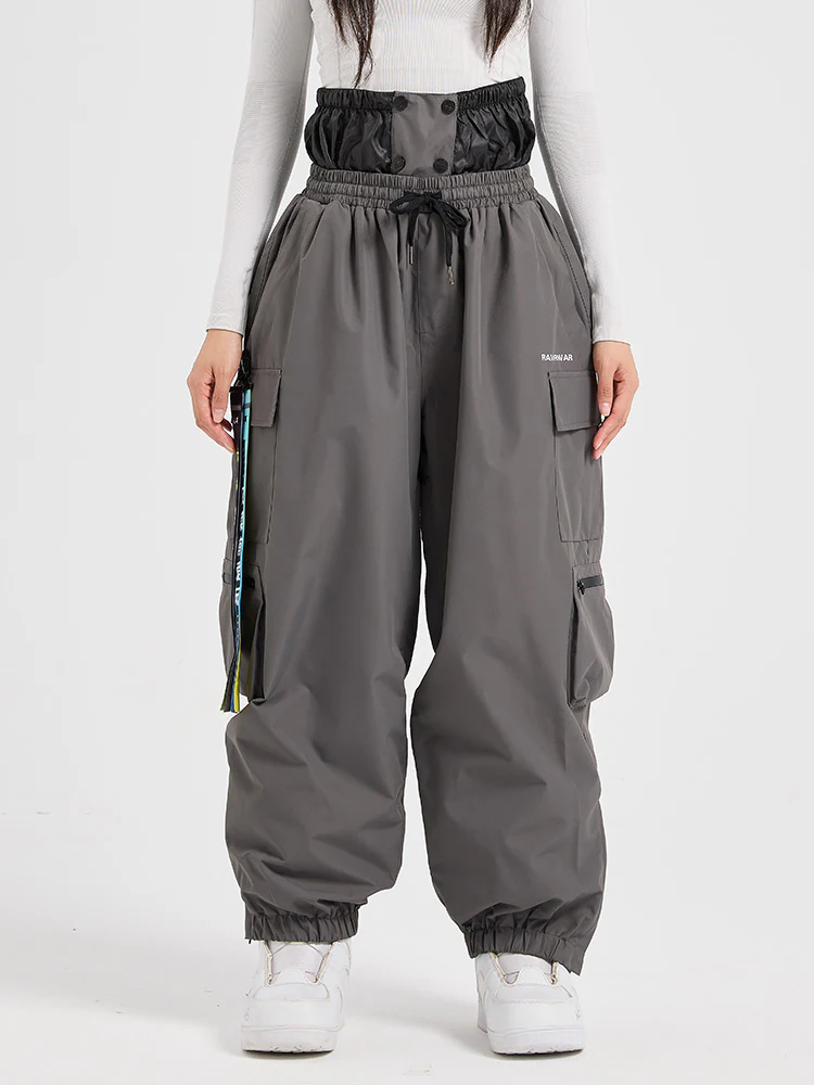 Women's RAWRWAR Prime Cargo Baggy Snowboard Pants - Image 9