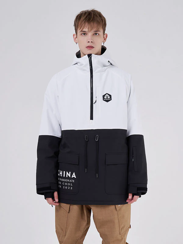 Women's RAWRWAR Winter Infinity Colorblock Parka Snow Jacket - Image 8