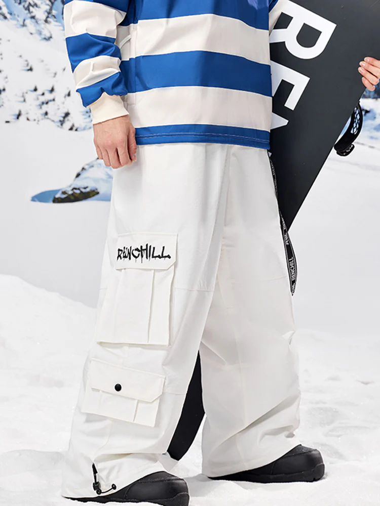 Men's RenChill Mountain PowderRush Baggy Cargo Snow Pants - Image 5