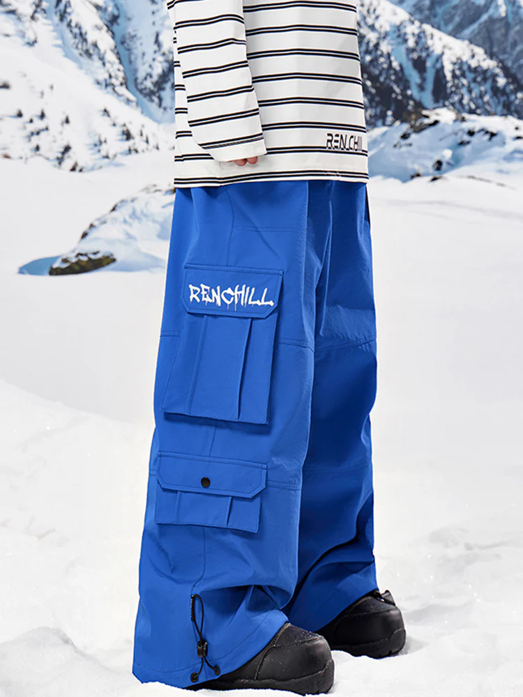 Men's RenChill Mountain PowderRush Baggy Cargo Snow Pants - Image 3