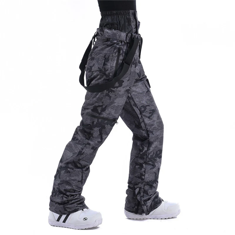 Women's RIIVIYELE Winter Mountain Snow Pants Ski Bibs - Image 3