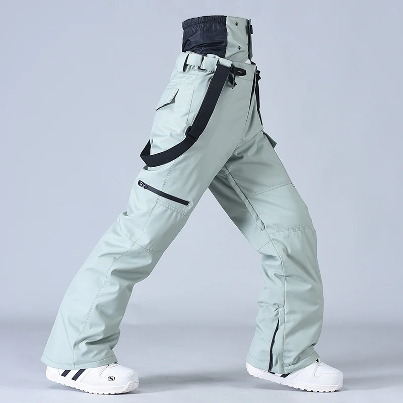 Women's RIIVIYELE Winter Mountain Snow Pants Ski Bibs - Image 8