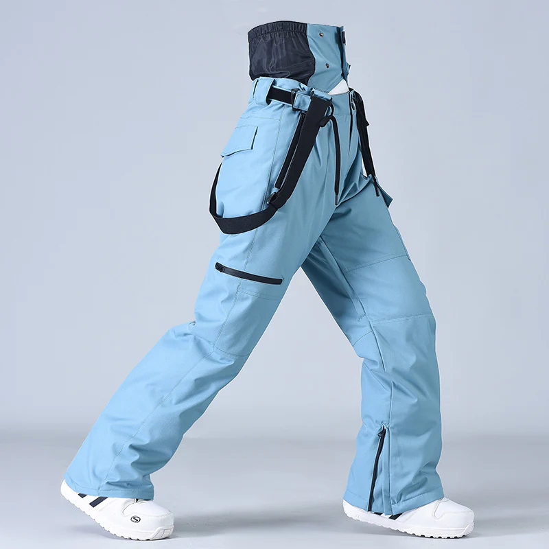 Women's RIIVIYELE Winter Mountain Snow Pants Ski Bibs - Image 9