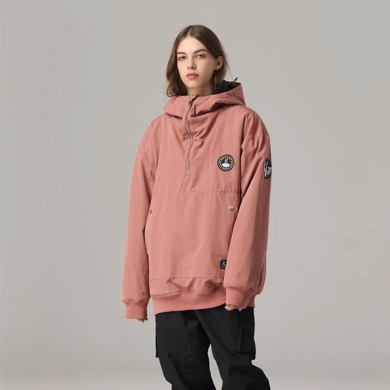 Women's Searipe Snow Addict Slope Queen Anorak Fleece Snow Hoodies - Image 4