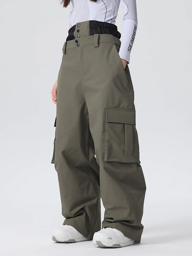 Women's Searipe Durable Mountain Pro All Function Baggy Snow Pants - Image 14