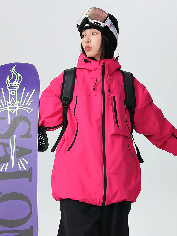 Women's Searipe Durable Mountain Pro All-Terrain Baggy Snow Jacket - Image 17