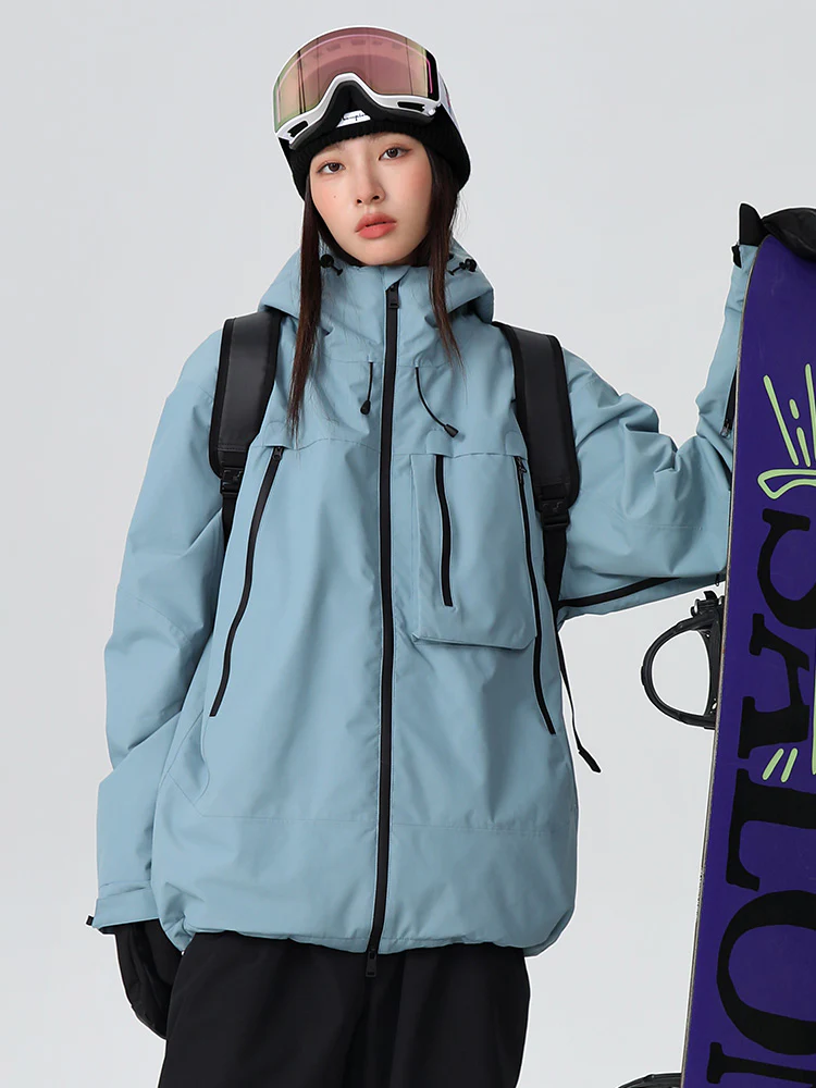 Women's Searipe Durable Mountain Pro All-Terrain Baggy Snow Jacket - Image 2