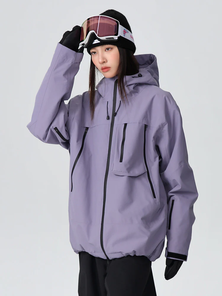 Women's Searipe Durable Mountain Pro All-Terrain Baggy Snow Jacket - Image 6