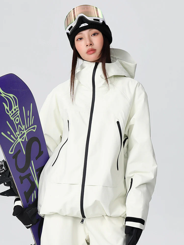 Women's Searipe Durable Mountain Pro All-Weather Baggy Snow Jacket - Image 4