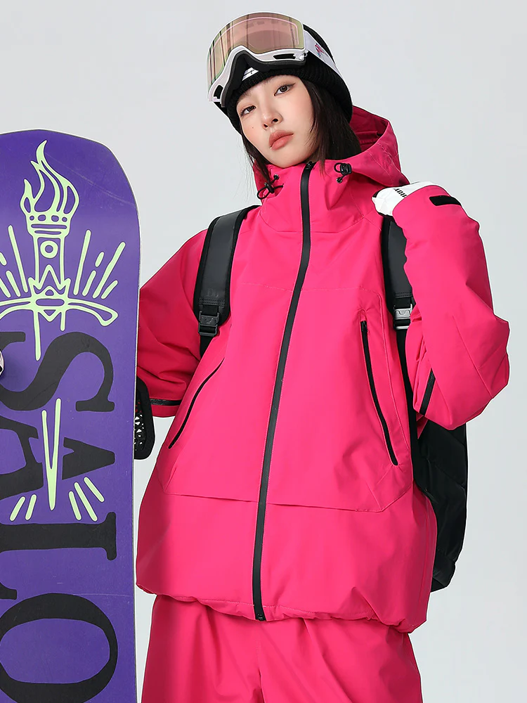 Women's Searipe Durable Mountain Pro All-Weather Baggy Snow Jacket - Image 5