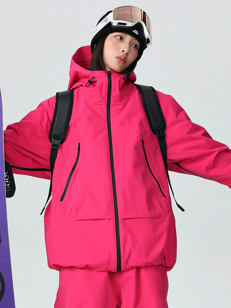 Women's Searipe Durable Mountain Pro All-Weather Baggy Snow Jacket - Image 7