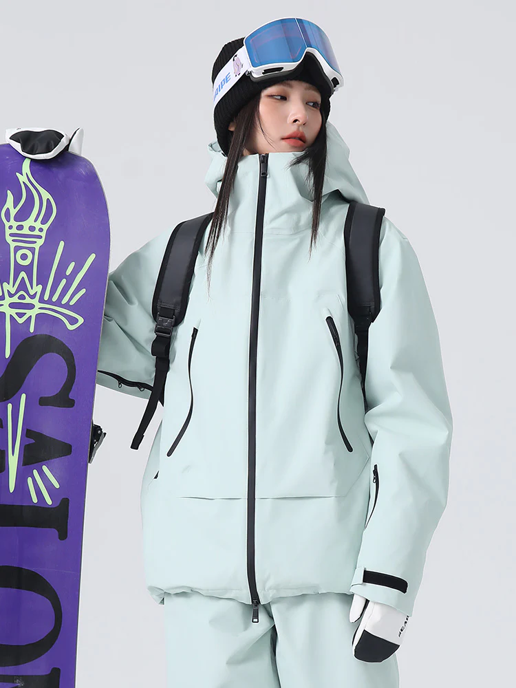 Women's Searipe Durable Mountain Pro All-Weather Baggy Snow Jacket - Image 8