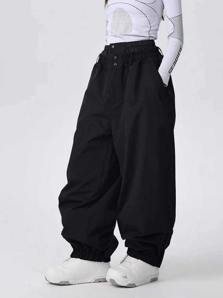 Women's Searipe Durable Mountain Pro All-Weather Baggy Snow Pants - Image 5