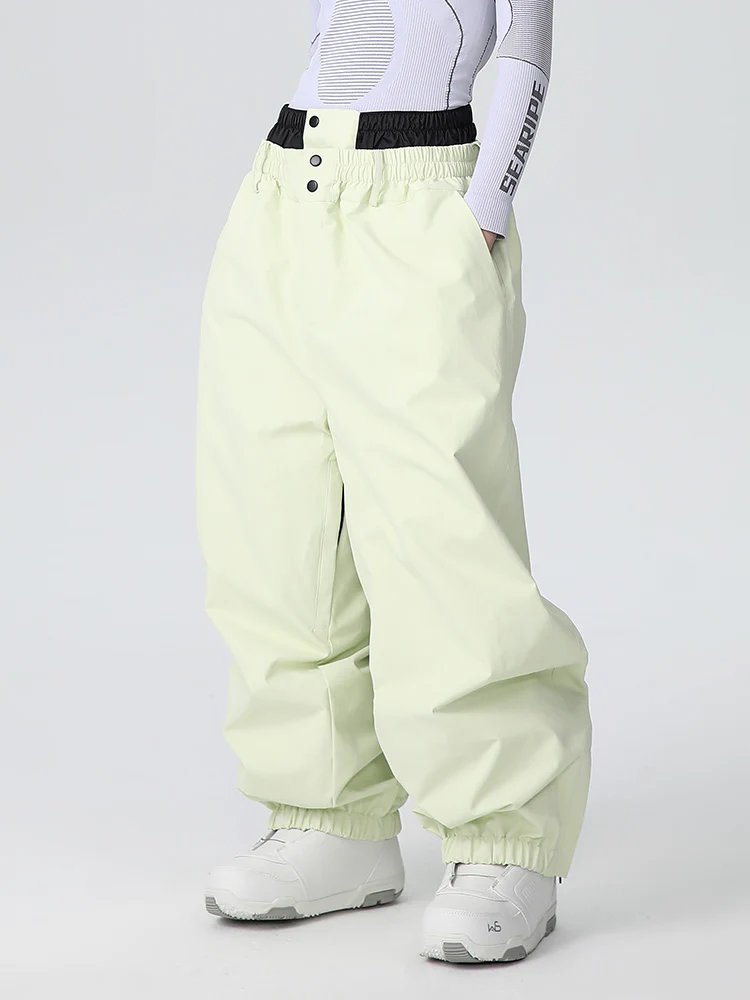 Women's Searipe Durable Mountain Pro All-Weather Baggy Snow Pants - Image 7