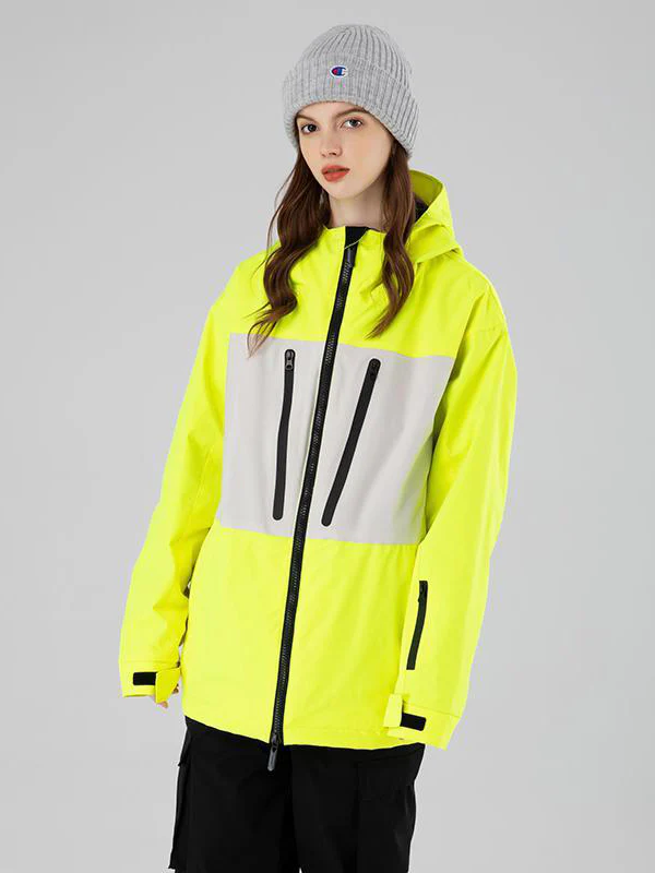 Women's Searipe Independent Colorblock Windbreaker Snow Jacket - Image 10