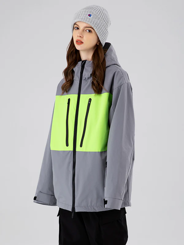 Women's Searipe Independent Colorblock Windbreaker Snow Jacket - Image 3