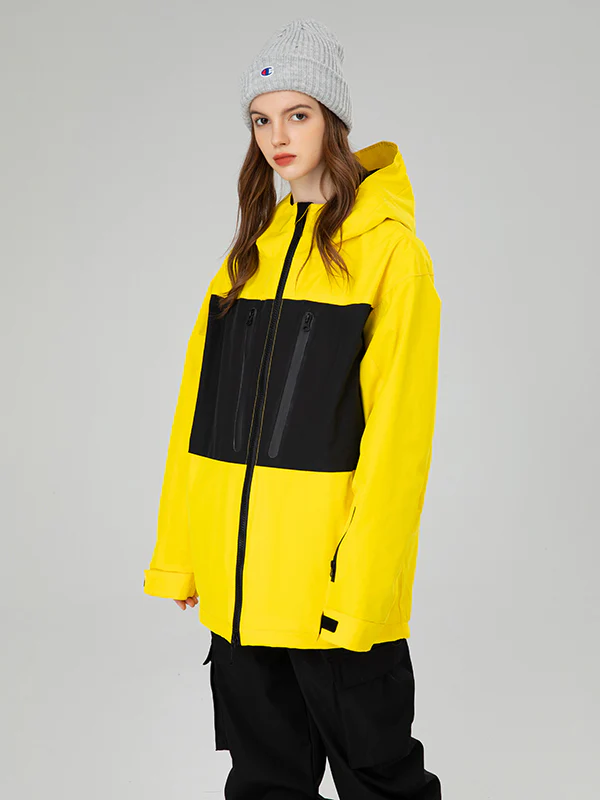 Women's Searipe Independent Colorblock Windbreaker Snow Jacket - Image 4