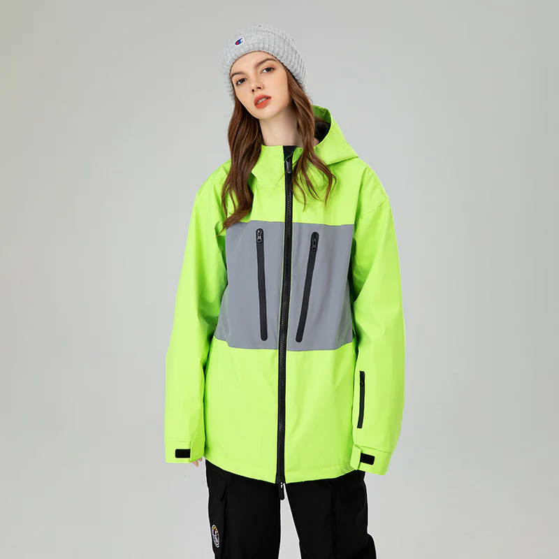 Women's Searipe Independent Colorblock Windbreaker Snow Jacket - Image 6
