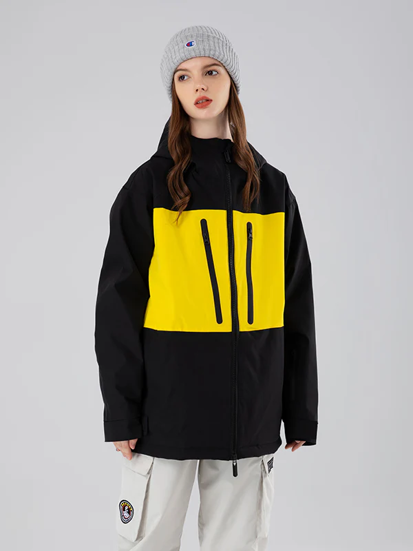 Women's Searipe Independent Colorblock Windbreaker Snow Jacket - Image 7