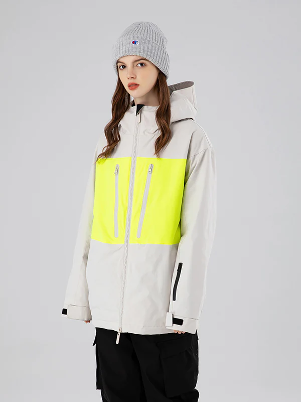 Women's Searipe Independent Colorblock Windbreaker Snow Jacket - Image 9