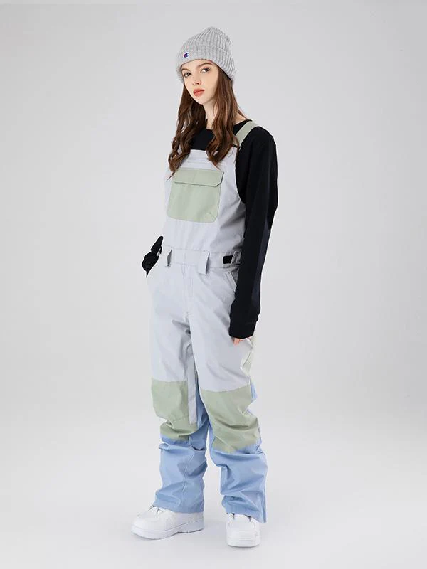 Women's Searipe Mountain Discover Colorblock Ski Pants Bibs - Image 10