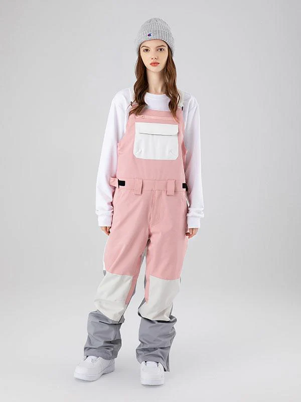 Women's Searipe Mountain Discover Colorblock Ski Pants Bibs - Image 4