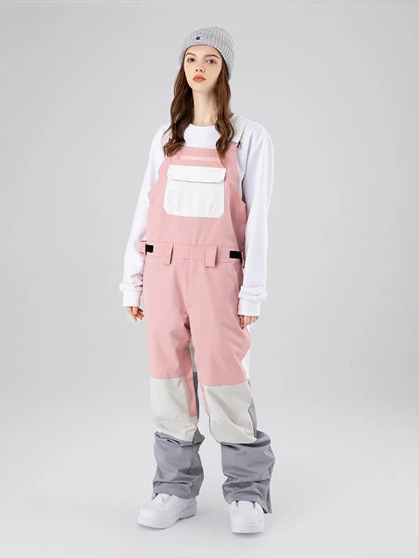 Women's Searipe Mountain Discover Colorblock Ski Pants Bibs - Image 5