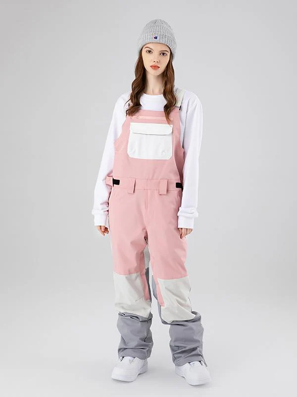 Women's Searipe Mountain Discover Colorblock Ski Pants Bibs - Image 6
