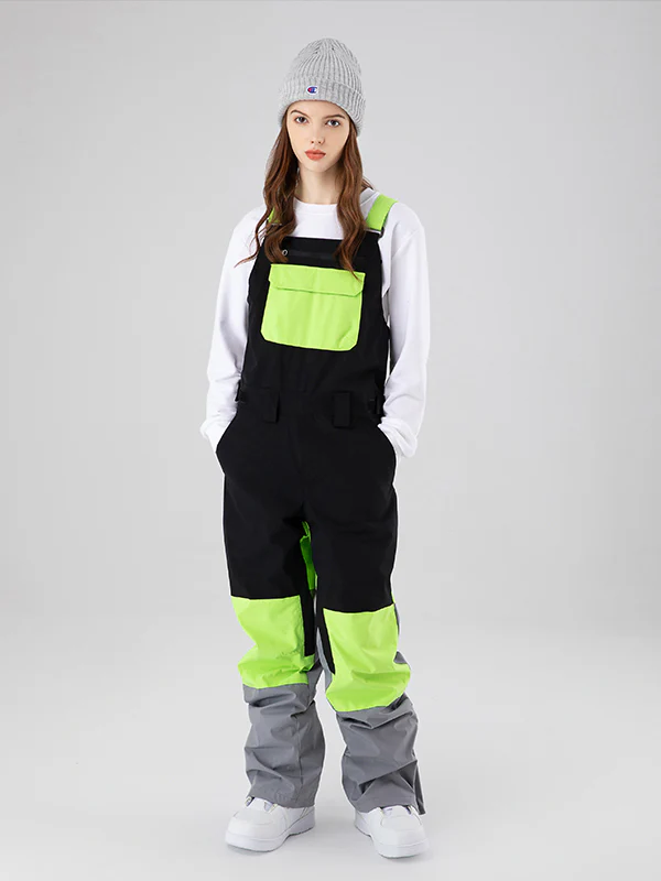 Women's Searipe Mountain Discover Colorblock Ski Pants Bibs - Image 7