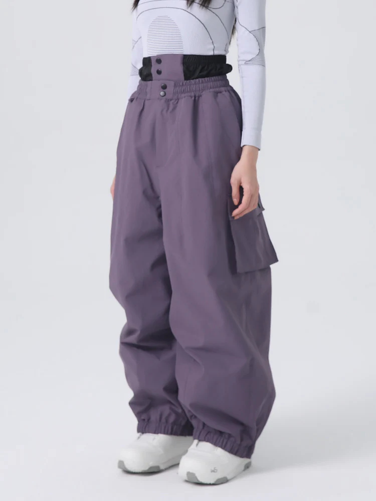 Women's Searipe Prime Baggy Cargo Snowboard Pants - Image 17