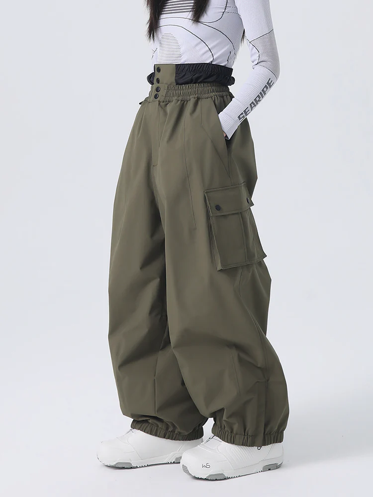Women's Searipe Prime Baggy Cargo Snowboard Pants - Image 23