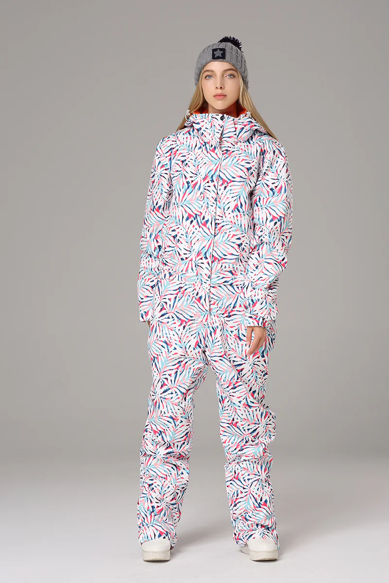 Women's Searipe One Piece Colorful Ski Suits Snow Jumpsuit - Image 10