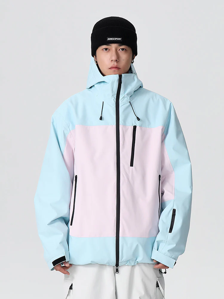 Women's Searipe Retro Vibe Color Block Baggy Snow Jacket - Image 9