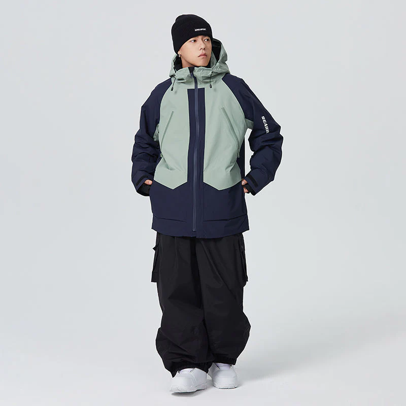 Women's Searipe SnowMaster Color Block Mountain Snowboard Jacket - Image 5