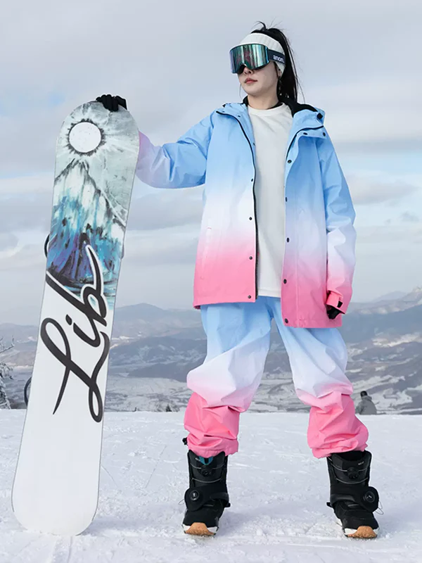 Women's Searipe Sky Gradient Snow Jacket & Pants Set - Image 4
