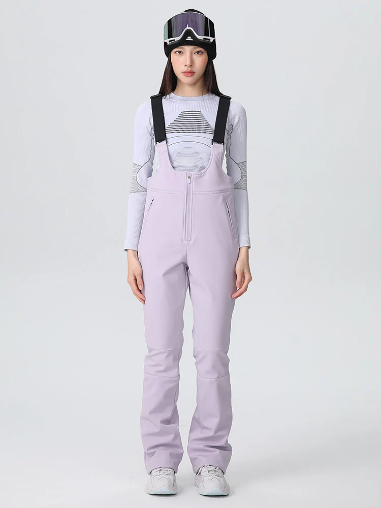Women's Searipe Tailored Flex Flare Ski Bibs Overalls - Image 3