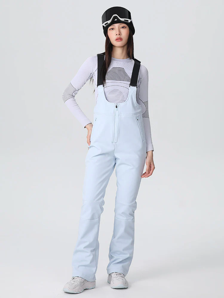 Women's Searipe Tailored Flex Flare Ski Bibs Overalls - Image 4