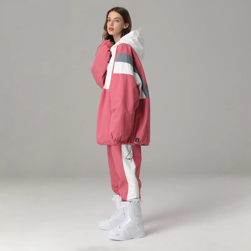 Women's Searipe Unisex Snow Addict Mountain Two Pieces Winter Snowsuit - Image 3