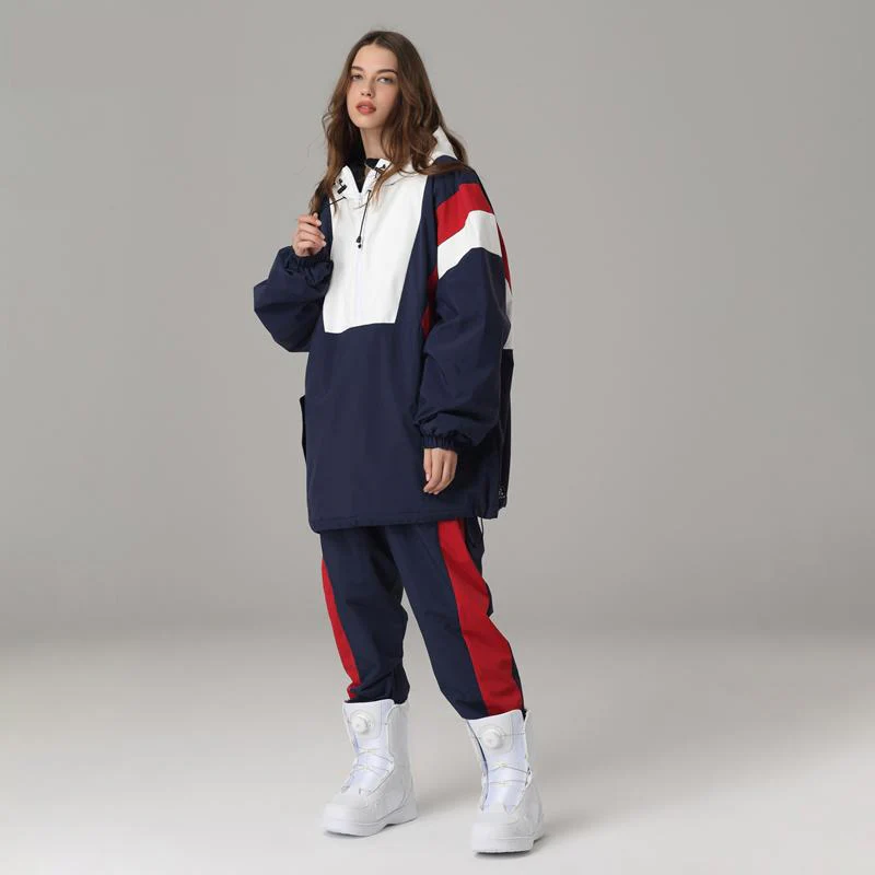 Women's Searipe Unisex Snow Addict Mountain Two Pieces Winter Snowsuit - Image 4
