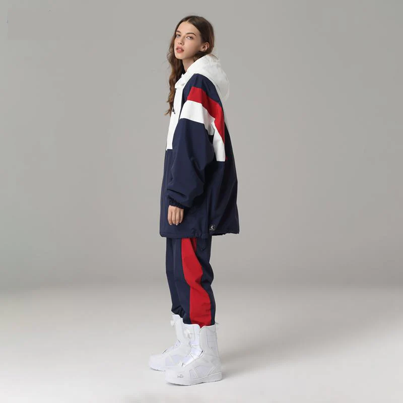 Women's Searipe Unisex Snow Addict Mountain Two Pieces Winter Snowsuit - Image 5