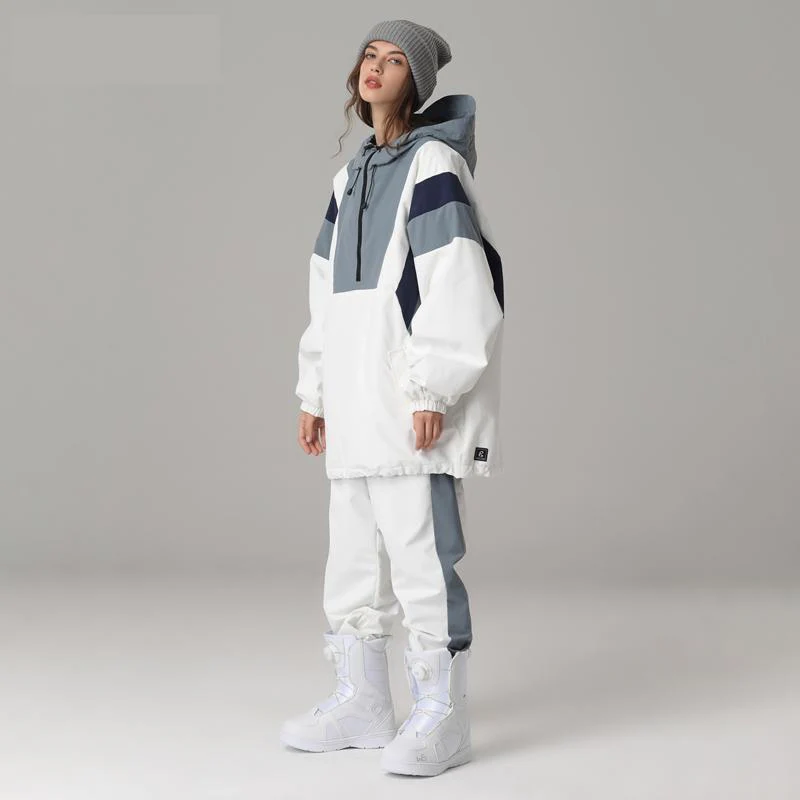 Women's Searipe Unisex Snow Addict Mountain Two Pieces Winter Snowsuit - Image 6