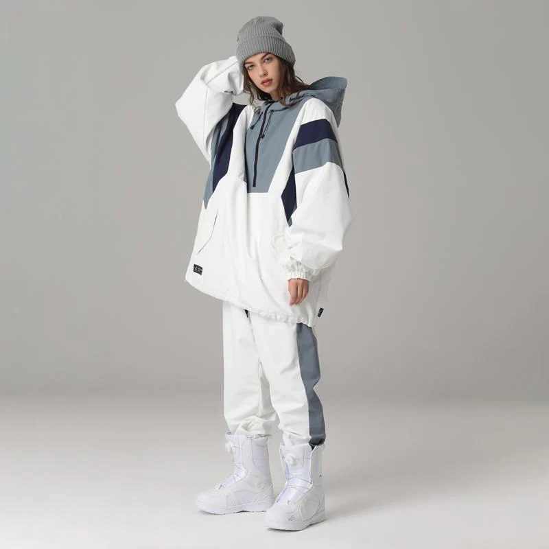 Women's Searipe Unisex Snow Addict Mountain Two Pieces Winter Snowsuit - Image 7
