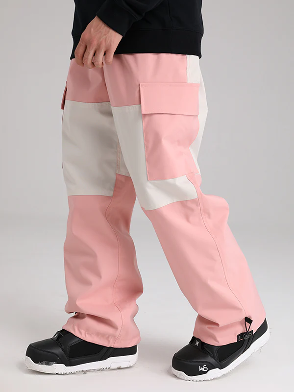 Women's Searipe Winter Freerider Colorblock Cargo Snow Pants - Image 4