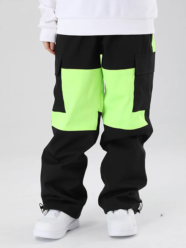 Women's Searipe Winter Freerider Colorblock Cargo Snow Pants - Image 9