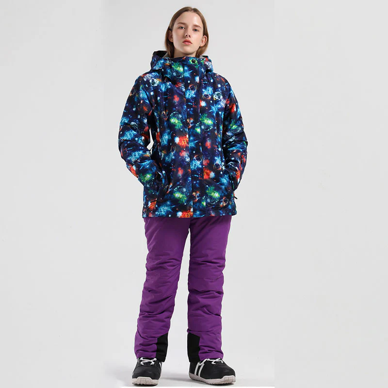 Women's SMN Waterproof Vast Sky Winter Snowsuits Jacket & Pants - Image 5