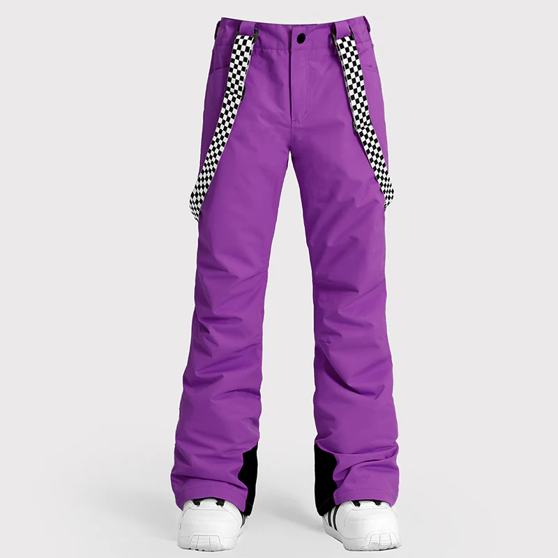 Women's SMN Winter Highland Mountain Snow Pants With Adjustable Suspenders - Image 5