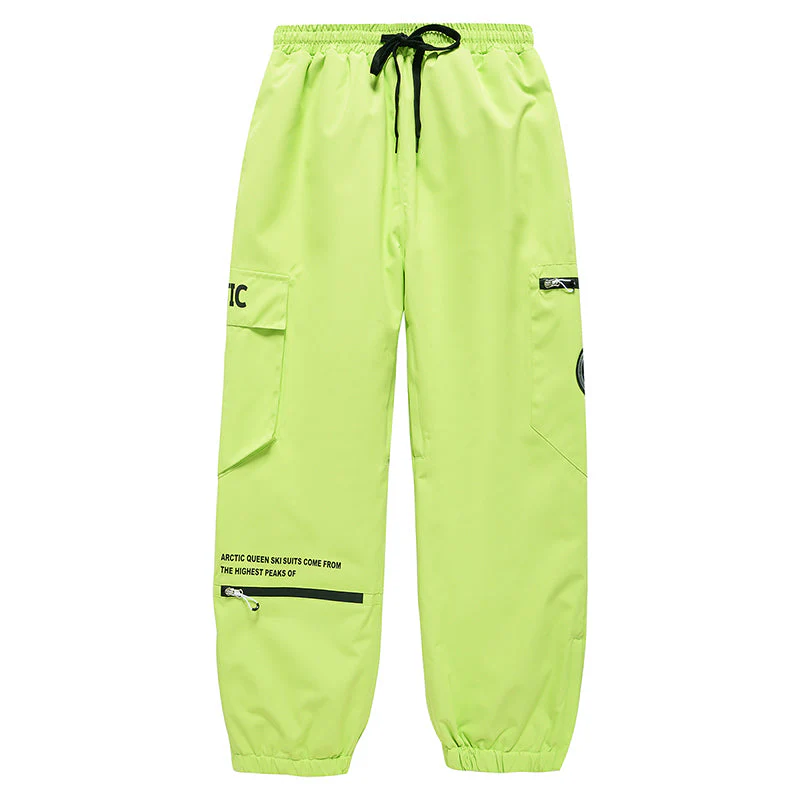 Women's Arctic Queen Trendy Cargo Snowboard Pants - Image 8