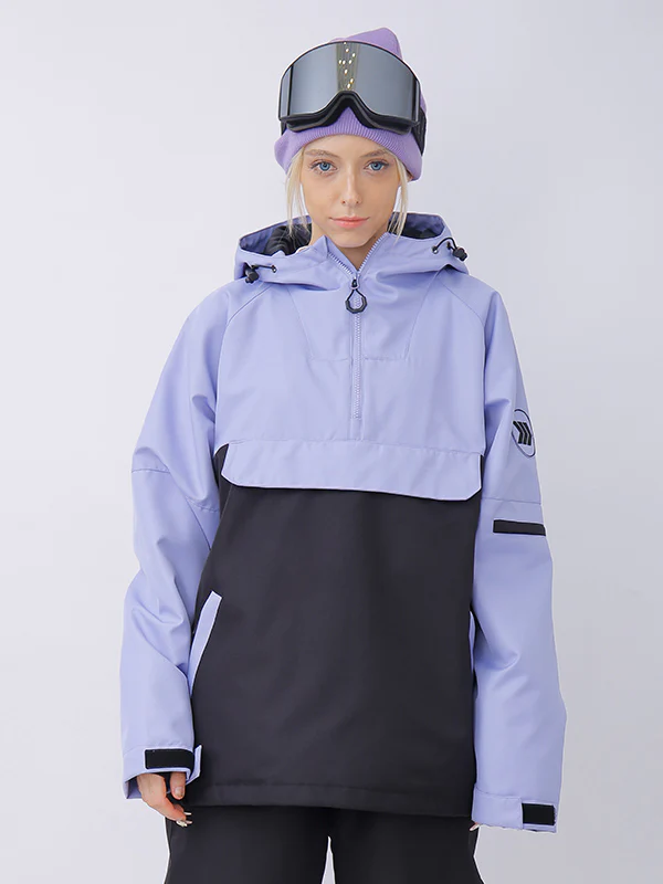 Women's Snowverb Alpine Ranger Colorblock Anorak Snowboard Jacket - Image 3